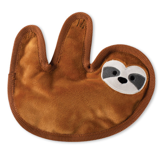 Fringe Studio Flat “Hangin’ in There” Sloth Squeaky Dog Toy