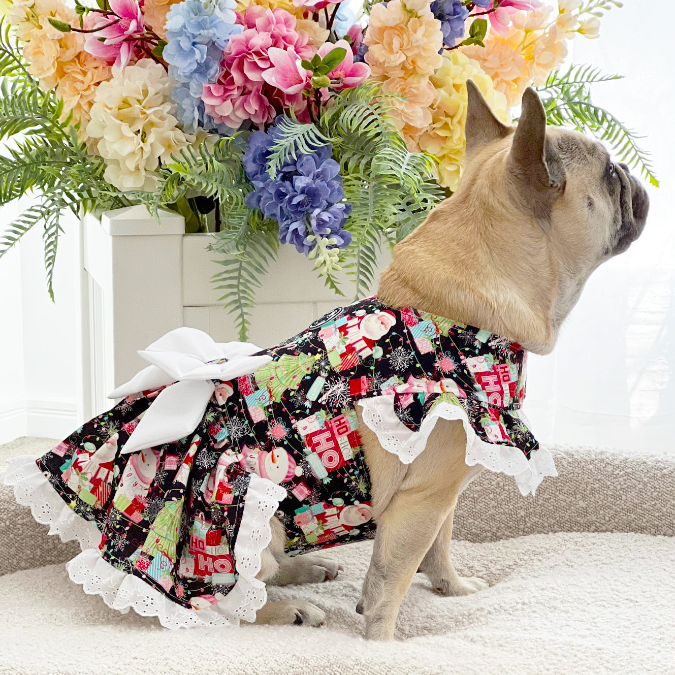 Jingle Belle - Christmas Dog Dress - Medium - End of line Forever Frankie Jingle Belle - Christmas Dog Dress - Medium - End of line Forever Frankie