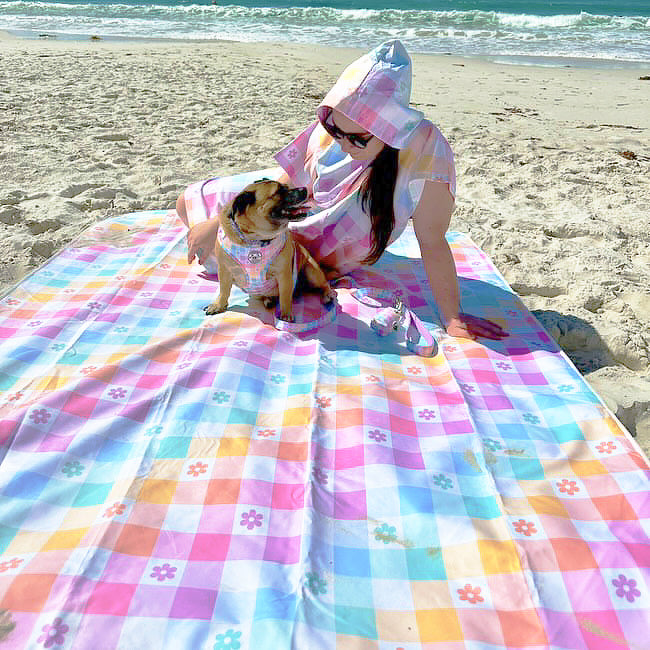 Gingham Wonderland -Large Picnic Mat!
