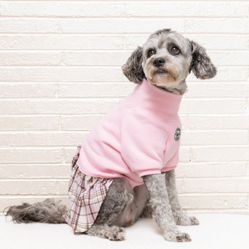 LUXE - Pink Tartan Sweater dress - (Limited Edition)