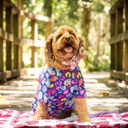 Blue Cheetah Party - Sun & Sand Rashie UV 50+