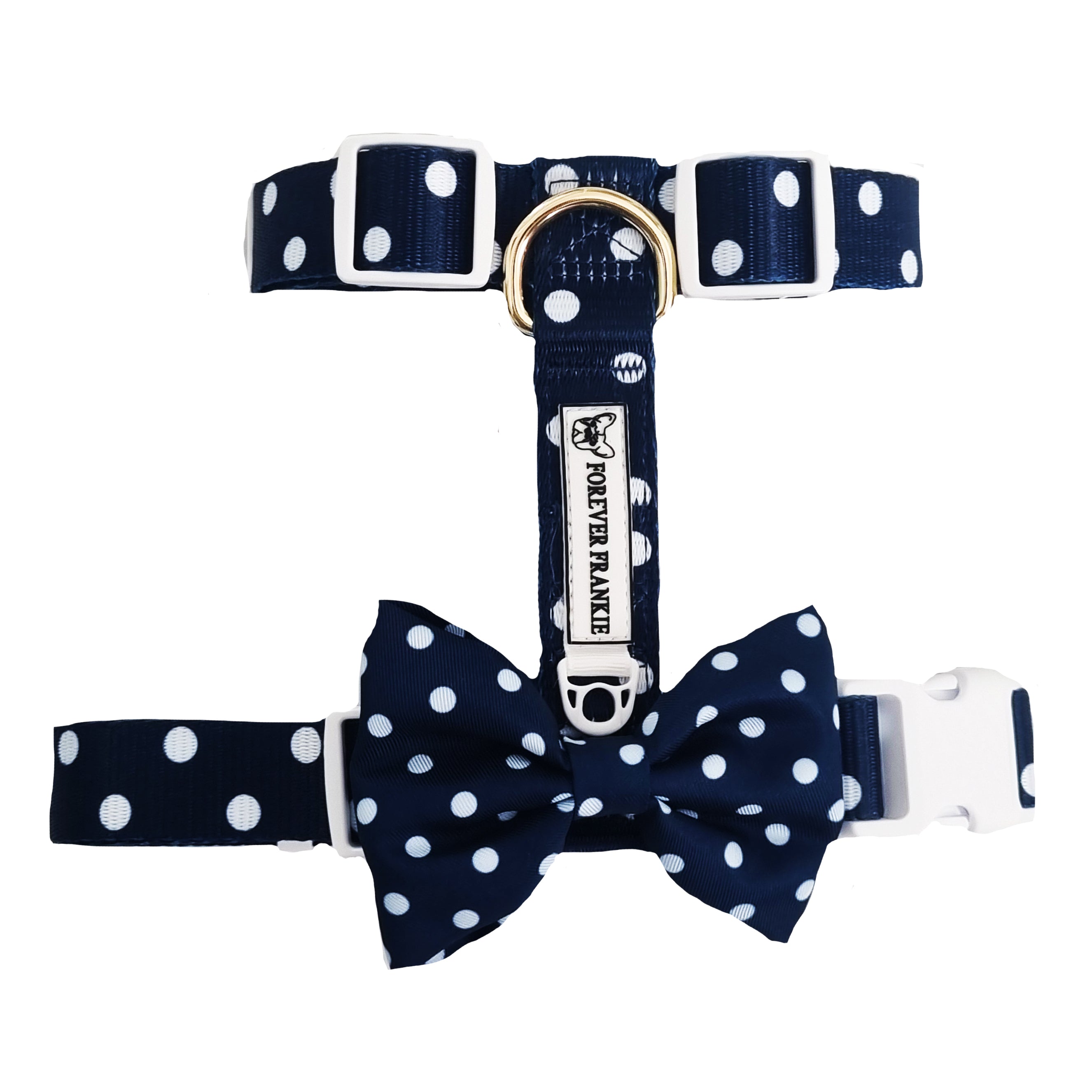 Classic Blue Spot - Luxe Strap Harness