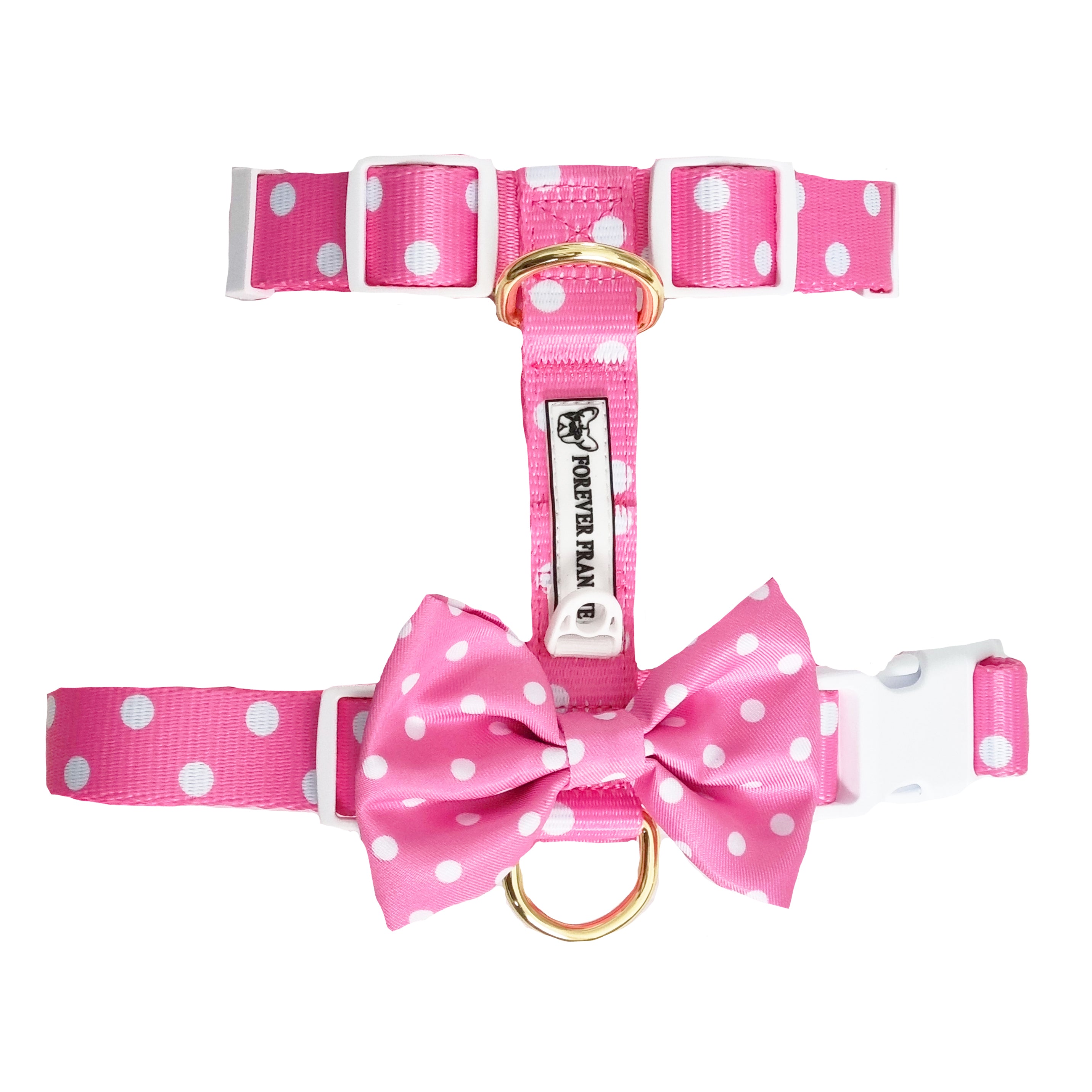 Classic Pink Spot - Luxe Strap Harness