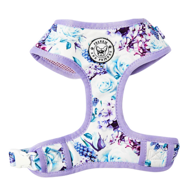 Purple Floral - Adjustable Harness