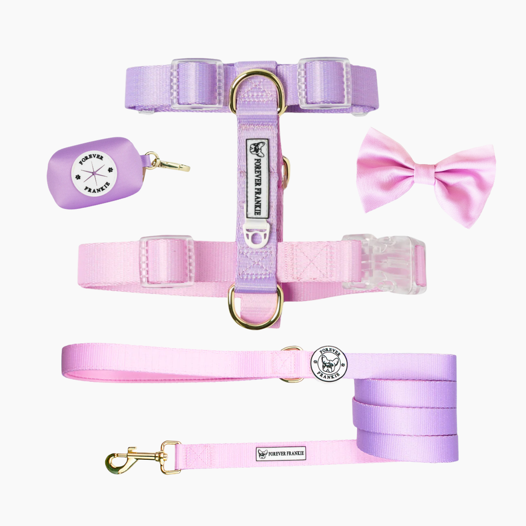 Pastel Pink Lavender Strap Walk Bundle