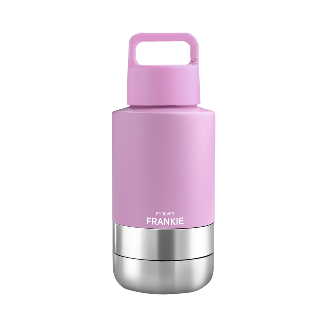 Lavender Portable Human / Dog Stainless Steel Adventure Drink Bottles