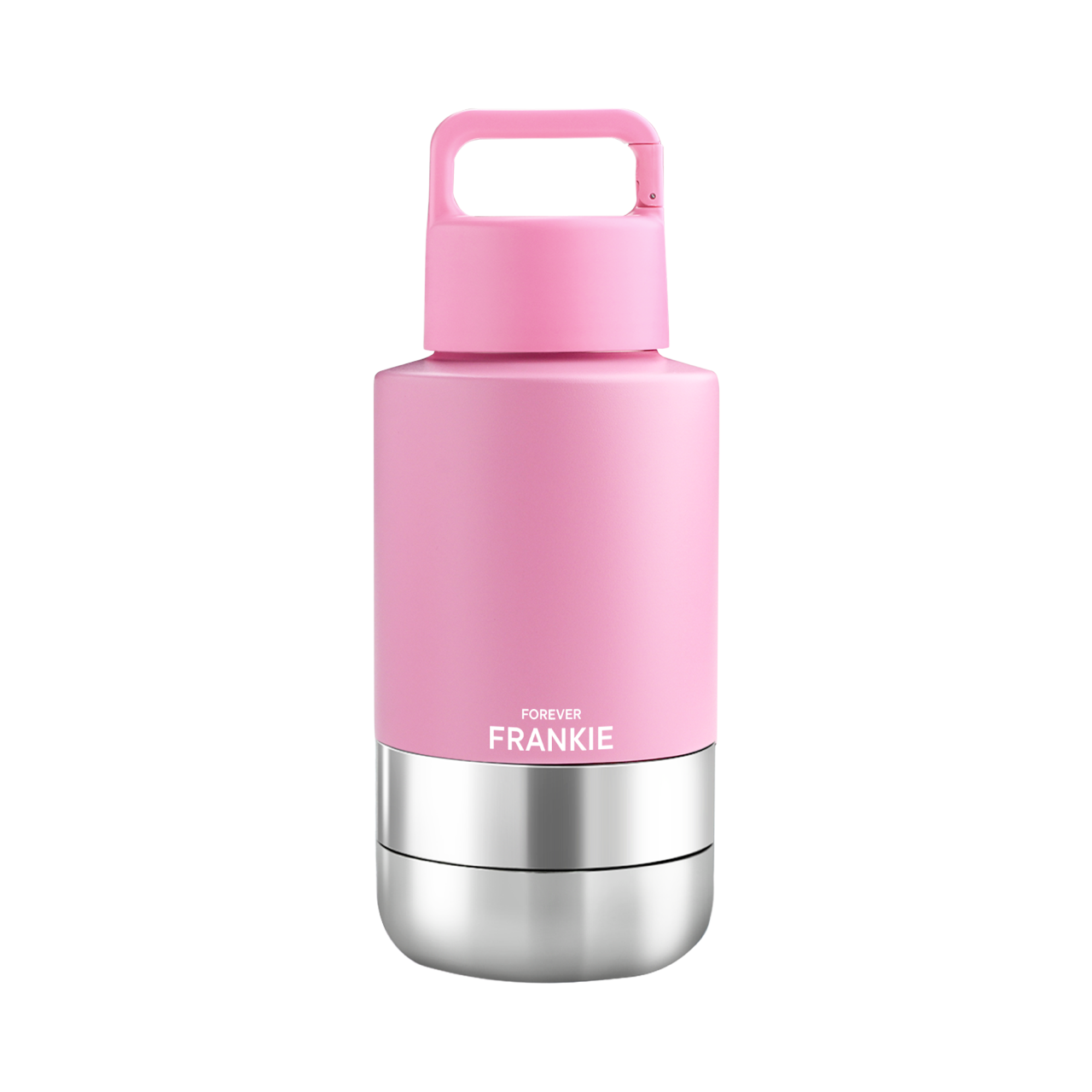 Pink Portable Human / Dog Stainless Steel Adventure Drink Bottles