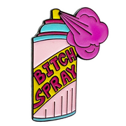 Metal Lapel Pin - 'B@#ch Spray'