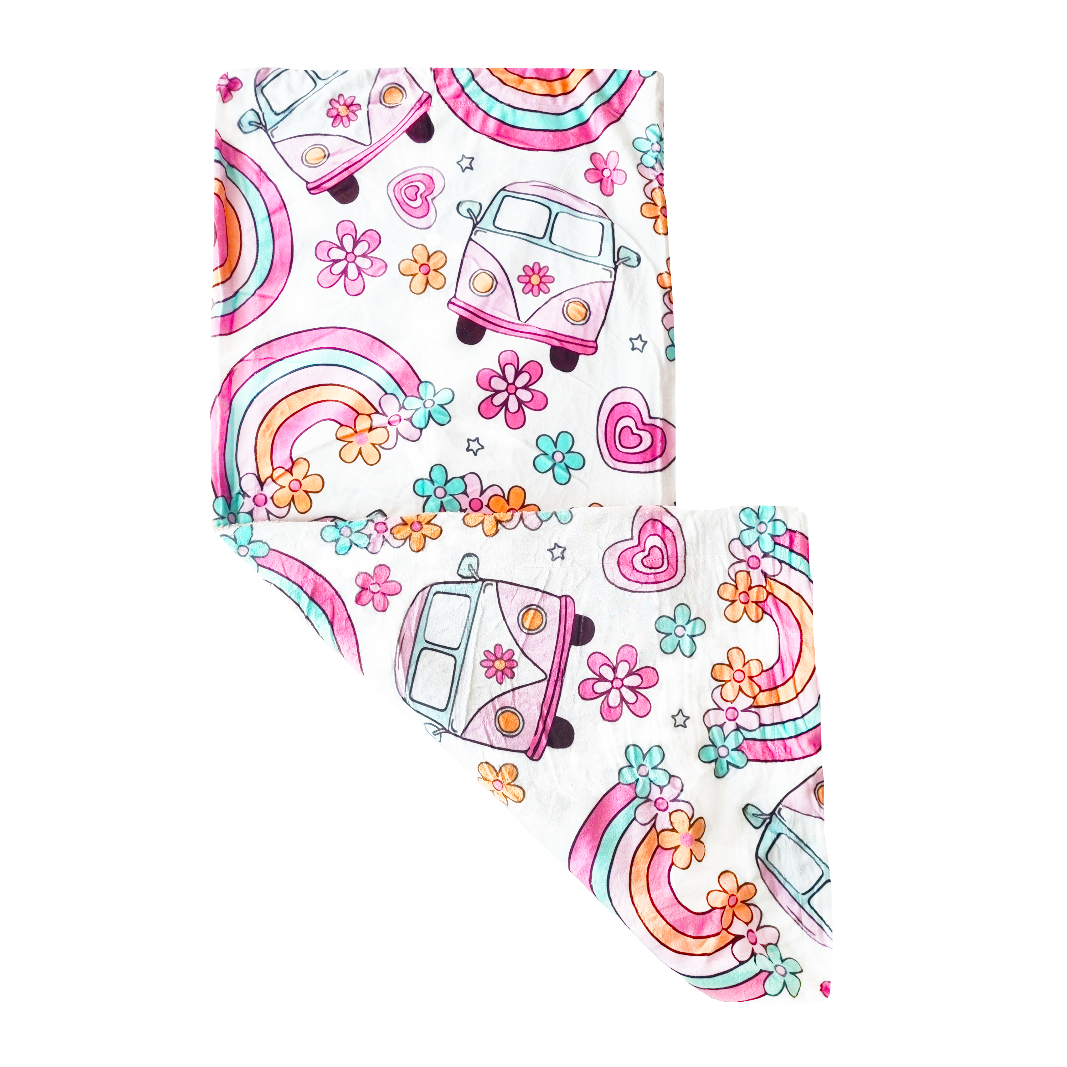 Combi vans & Rainbows - Extra Soft Pet Blanket