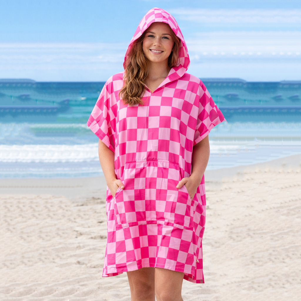 Pink Lemonade - Human Beach Poncho