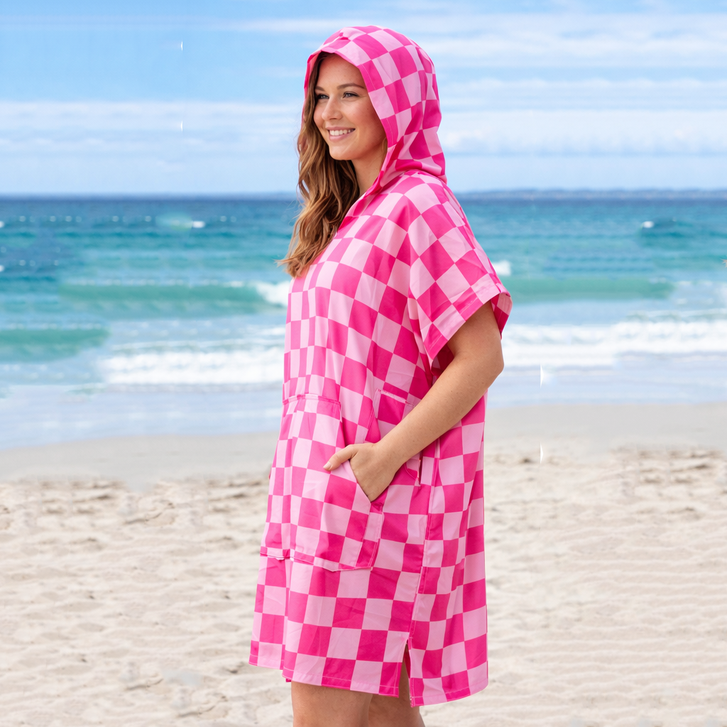 Pink Lemonade - Human Beach Poncho