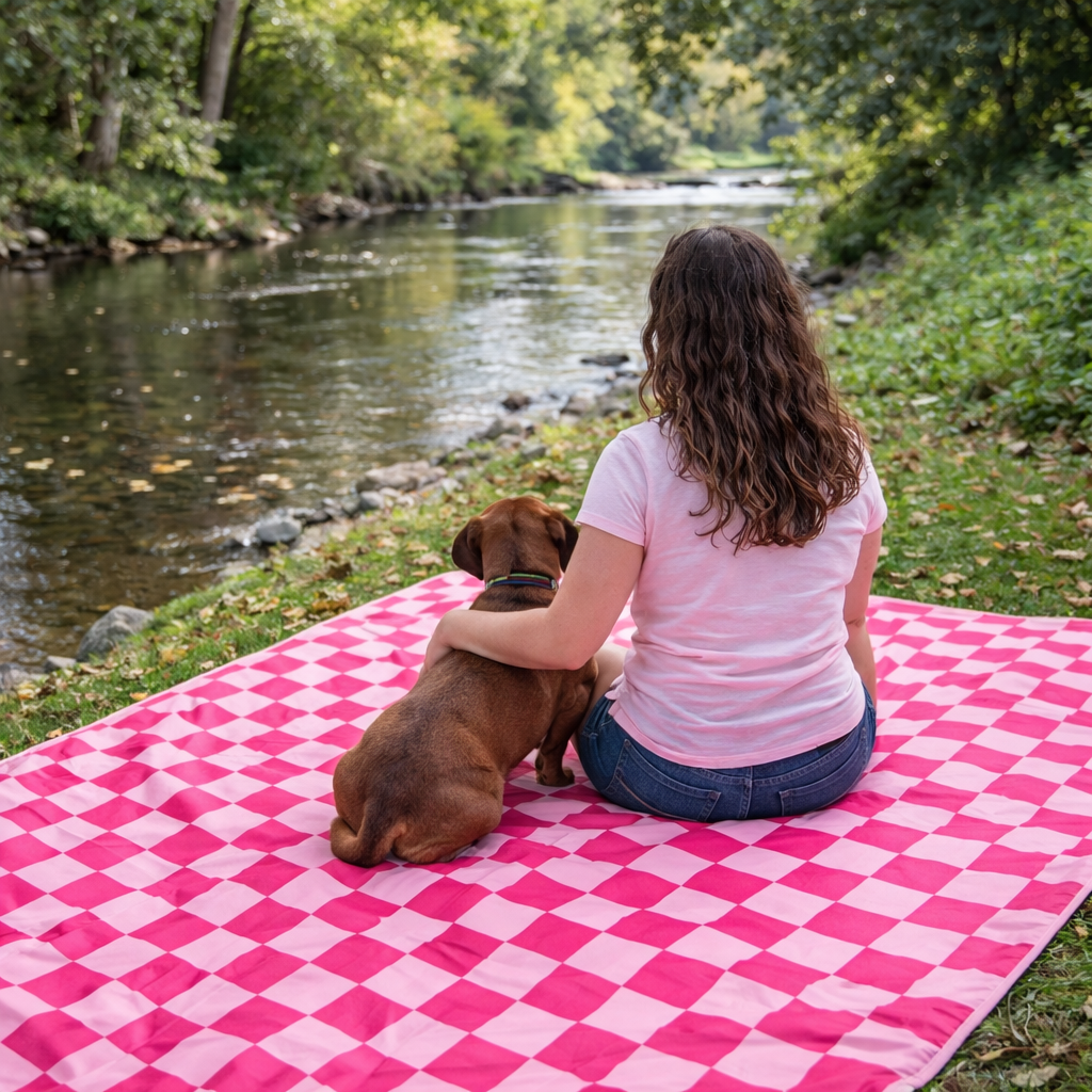 Pink Lemonade - Large Beach or Picnic Mat!