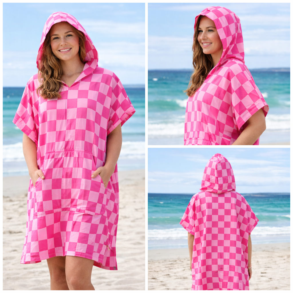 Pink Lemonade - Human Beach Poncho