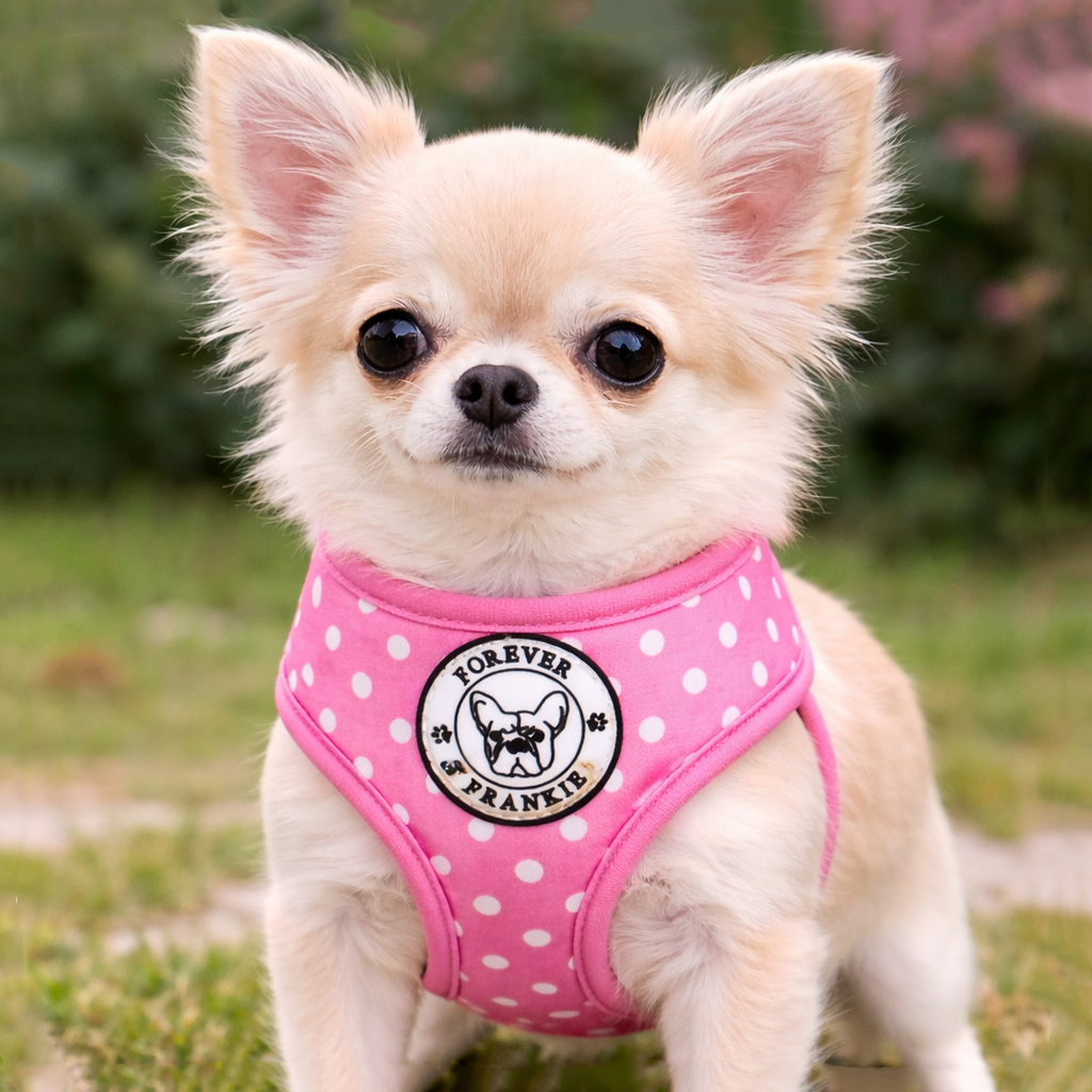 Classic Pink Spot - Step-in Harness