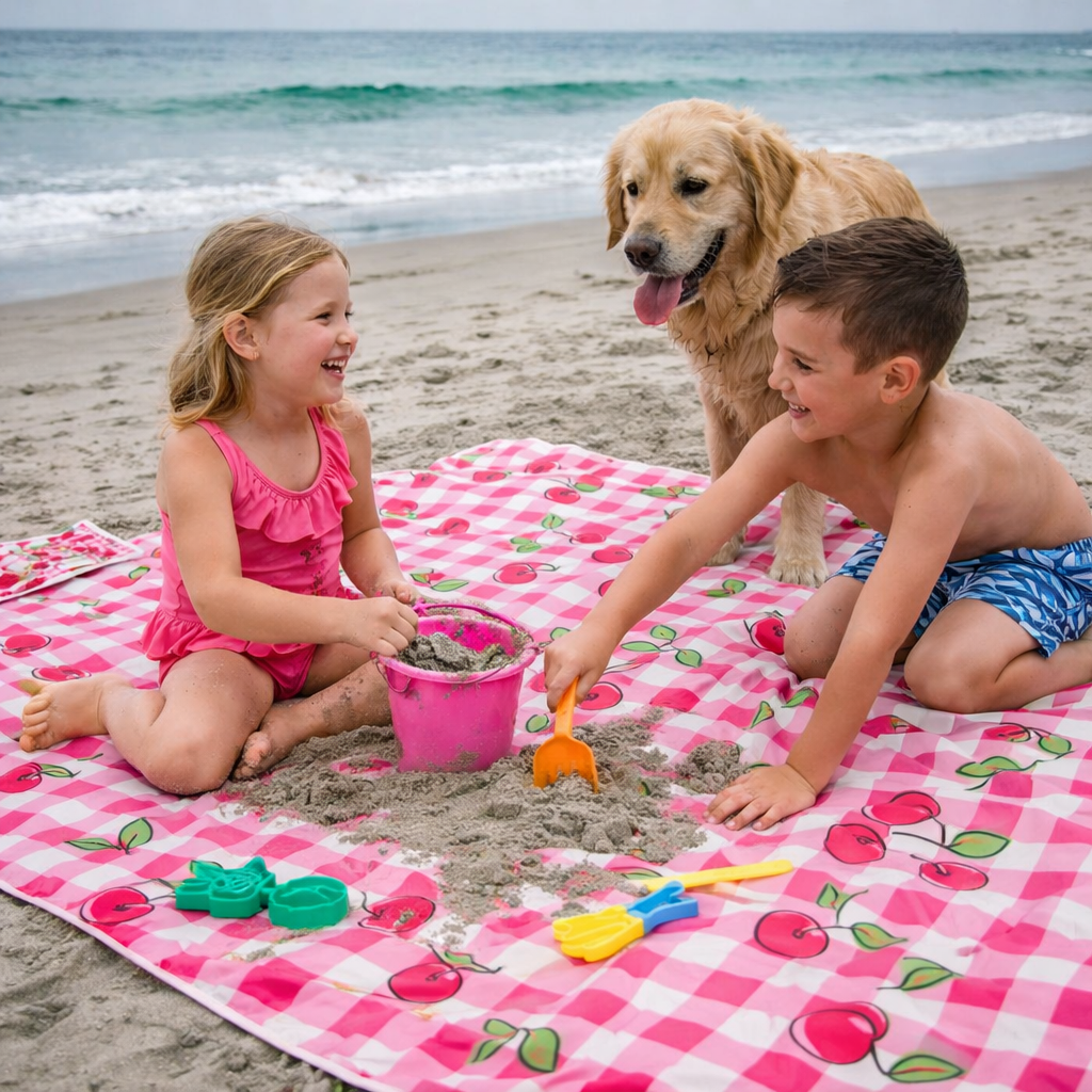 Cherry Delight - Large Beach or Picnic Mat!