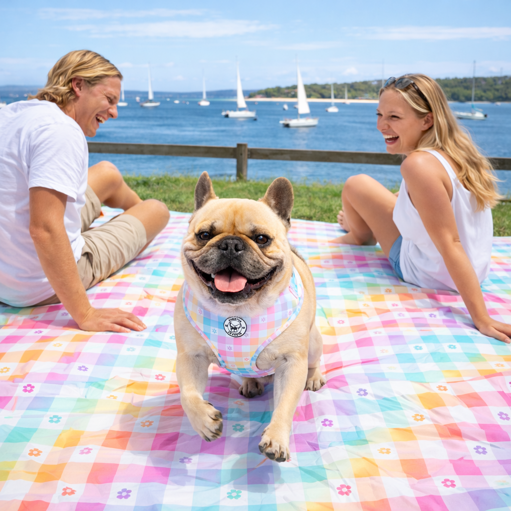 Gingham Wonderland -Large Beach or Picnic Mat!