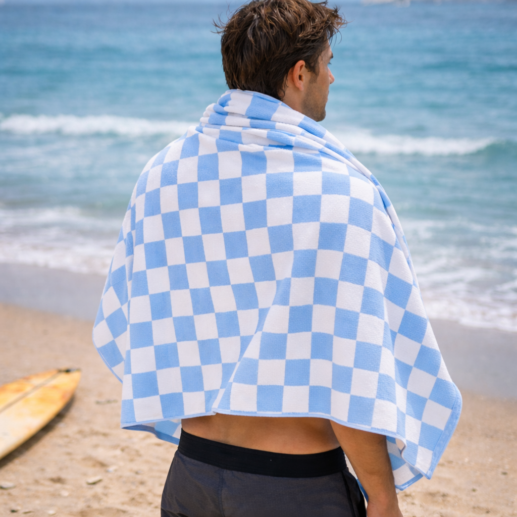 Luxe Sandless Beach Towel with Pocket