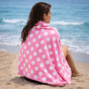 Luxe Classic Pink Spot - Beach & Bath Towel