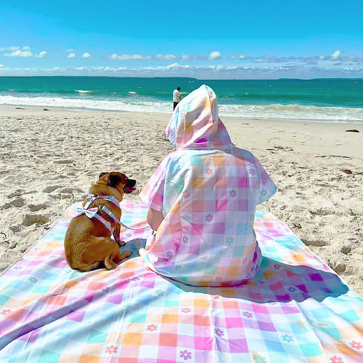 Gingham Wonderland - Picnic Blanket