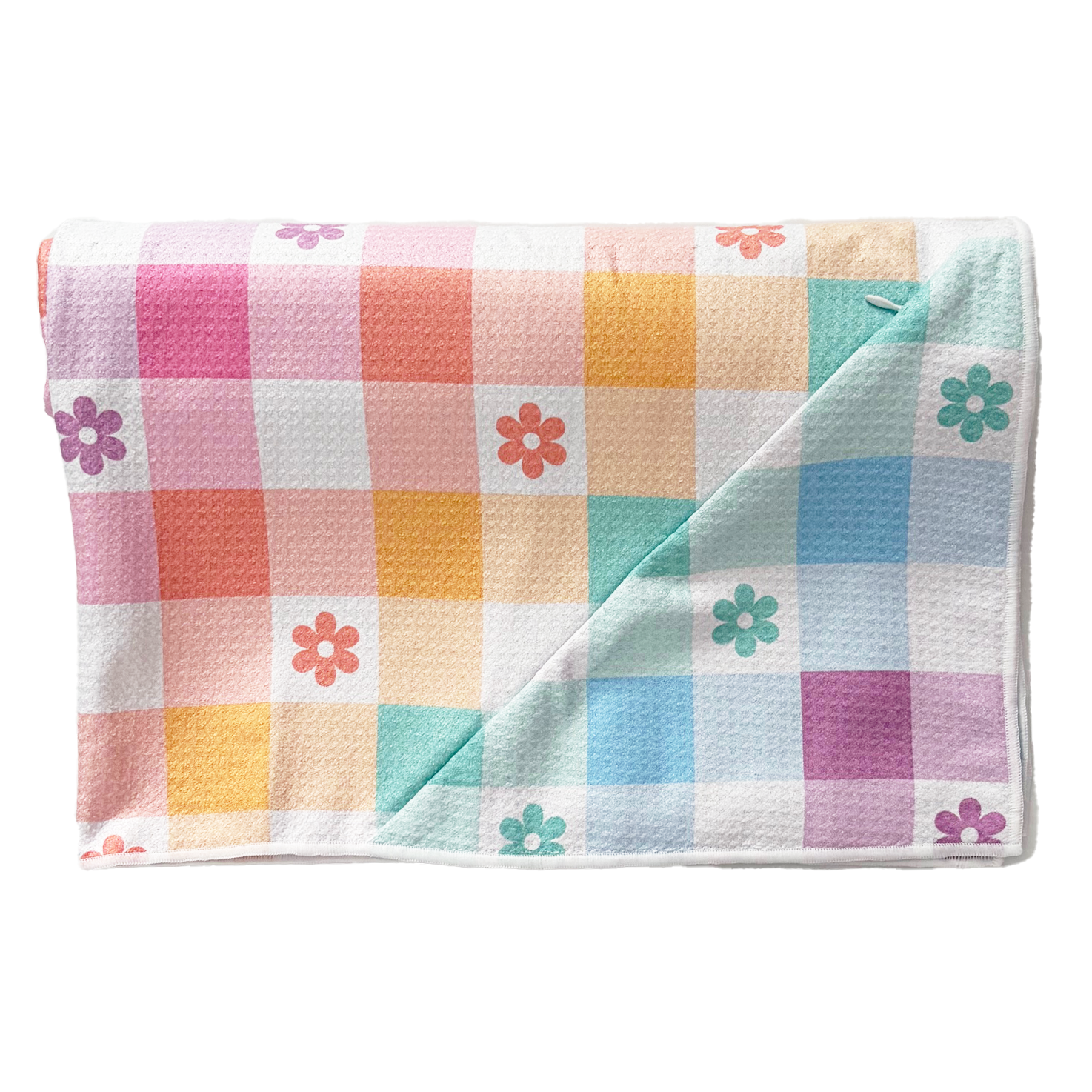 Luxe Gingham Wonderland - Human Beach & Bath Towel