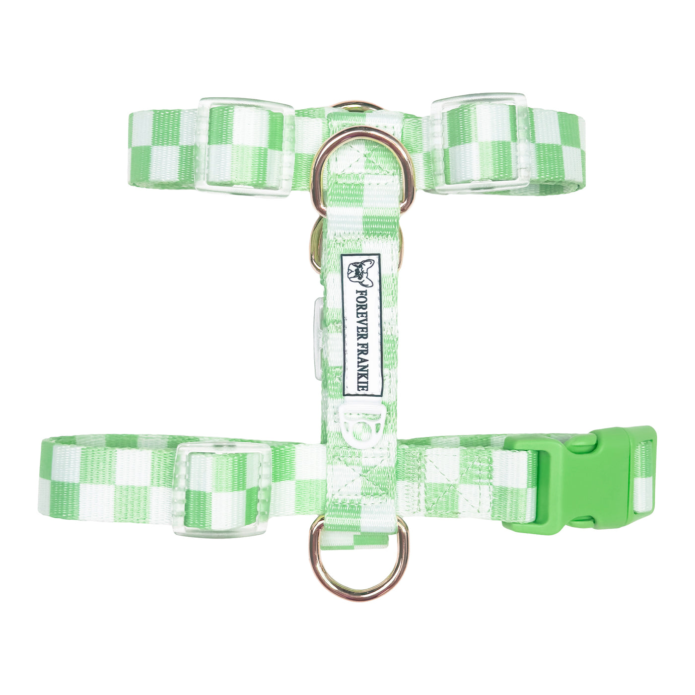 Green Check - Luxe Strap Harness