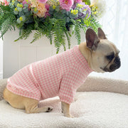 Pink Houndstooth - Dog Skivvy (Limited Edition)