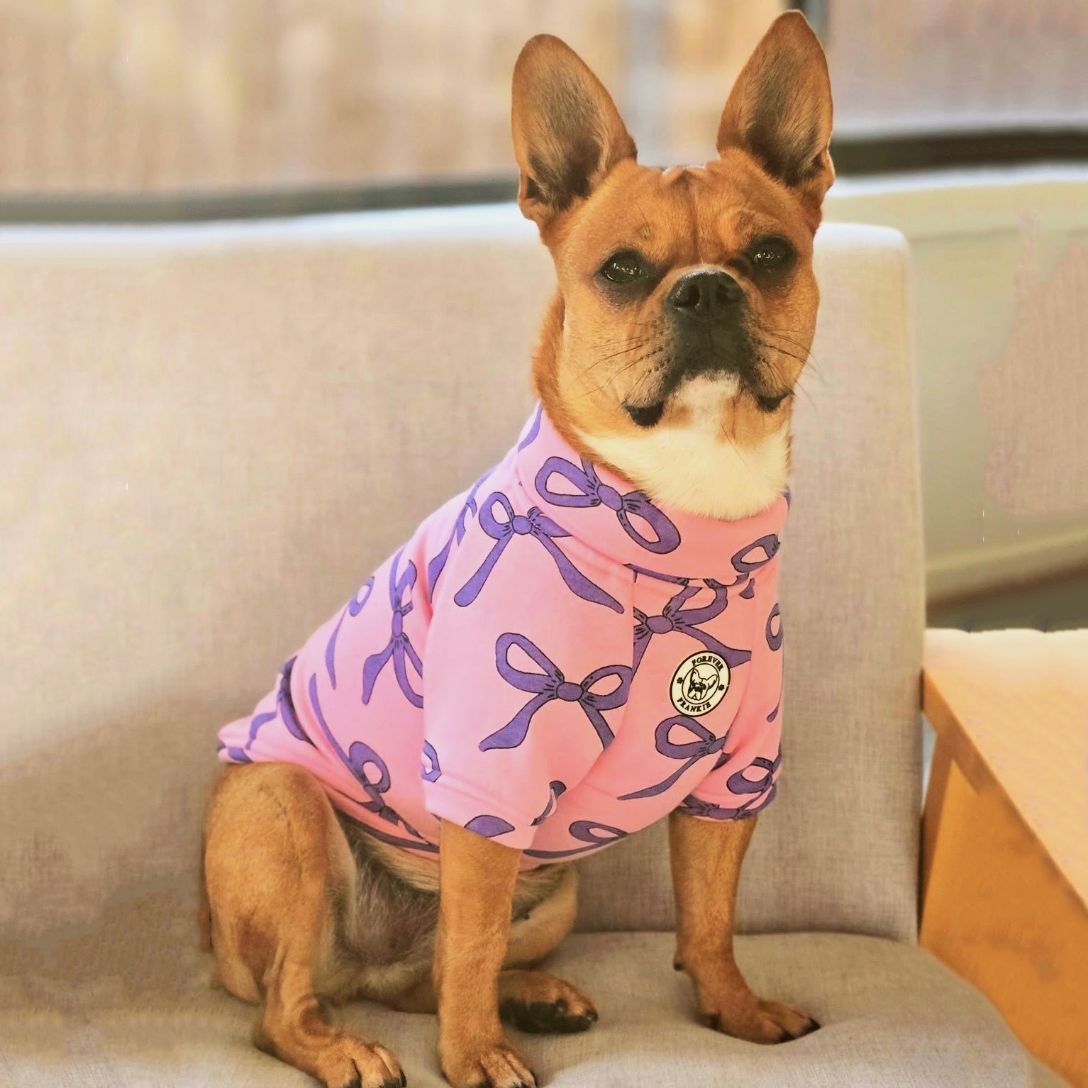 Lavender Bows - Dog Skivvy