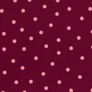 Burgandy with Pink Spots - Dog Skivvy (Pre-order)