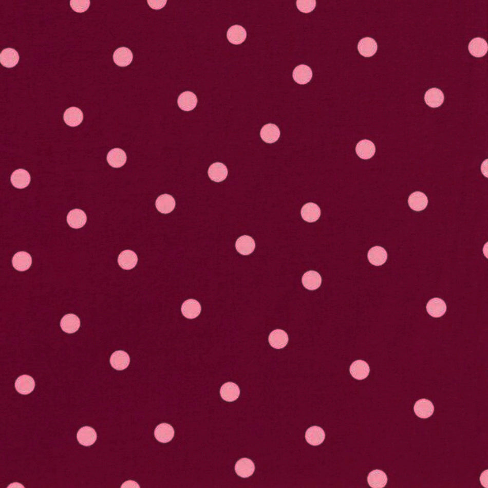 Burgandy with Pink Spots - Dog Skivvy (Pre-order)