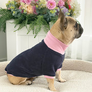 Navy Cord and Pink - Dog Skivvy
