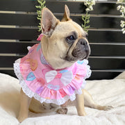 Love Pup Bandana with matching Head Bow Set!-LARGE