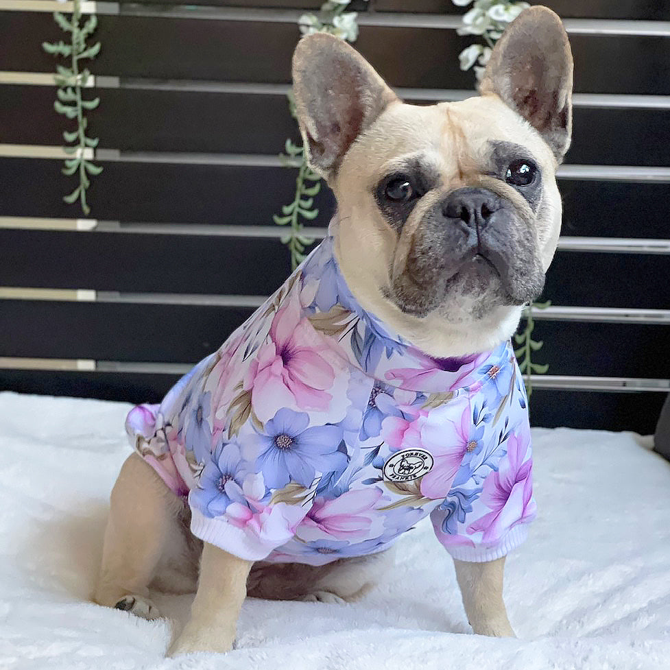 Luxe-Purple Floral Skivvy