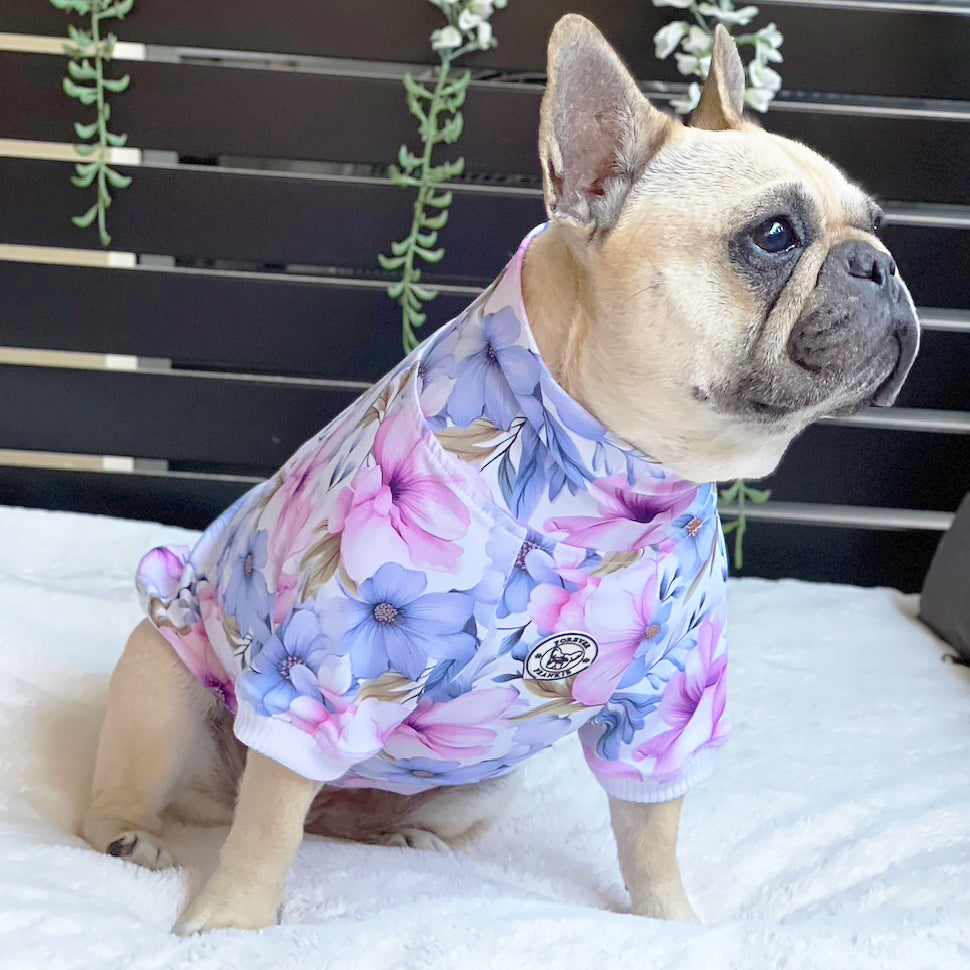 Luxe-Purple Floral Skivvy