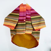 Horizontal Stripe - Dog Rain Jacket-end of line