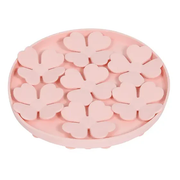 Pink  Flower - Silicone Round Snuffle Mat