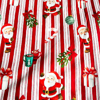 Santa Stripe Skivvy - Christmas Dog Skivvy (Limited Edition)