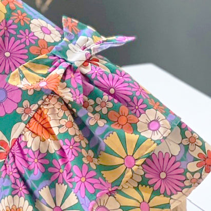 Floral Princess Ruffles (with floral bow) Dog Dress -End of line!