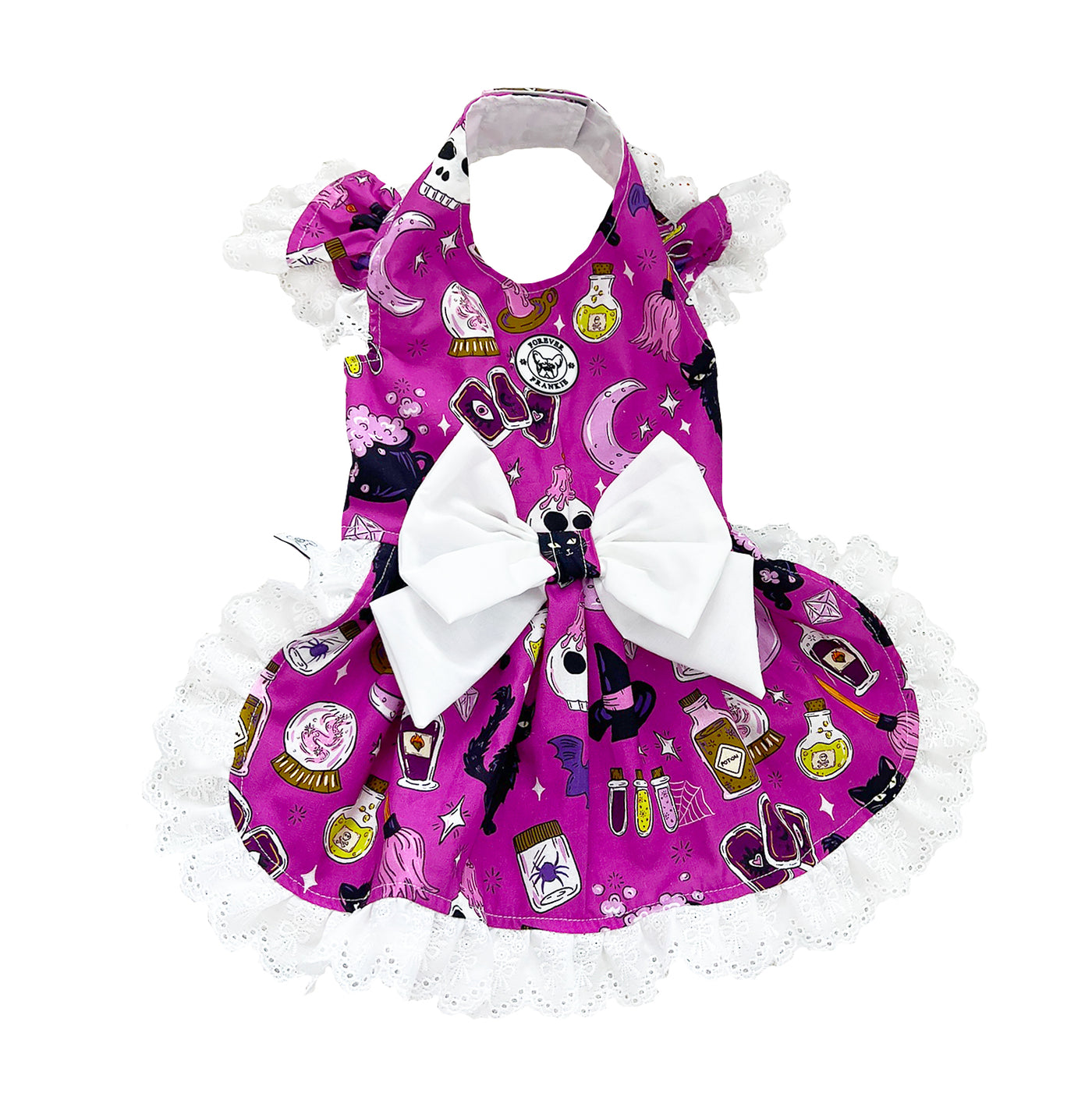 Bubble & Trouble - Halloween Dog Dress with bow (Limited Edition)