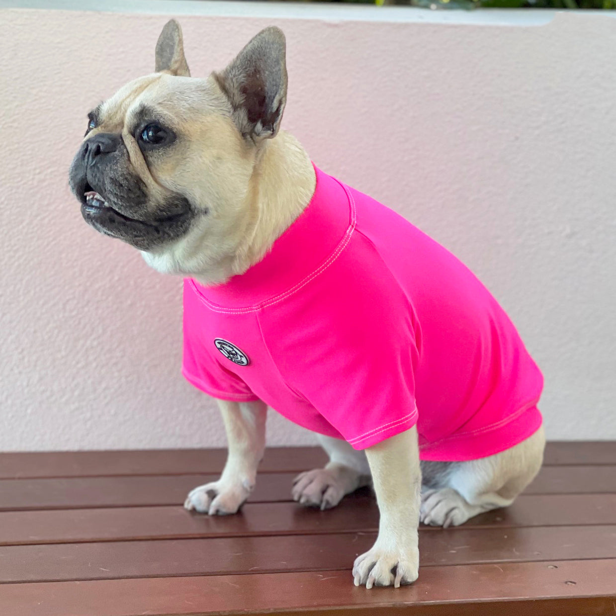 Fluoro Pink - Sun & Sand Rashie UV 50+