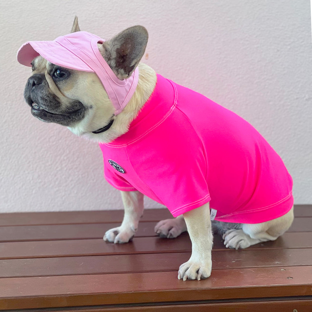 Fluoro Pink - Sun & Sand Rashie UV 50+