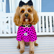 Pink Pawky Dots - Sun & Sand Rashie UV 50+