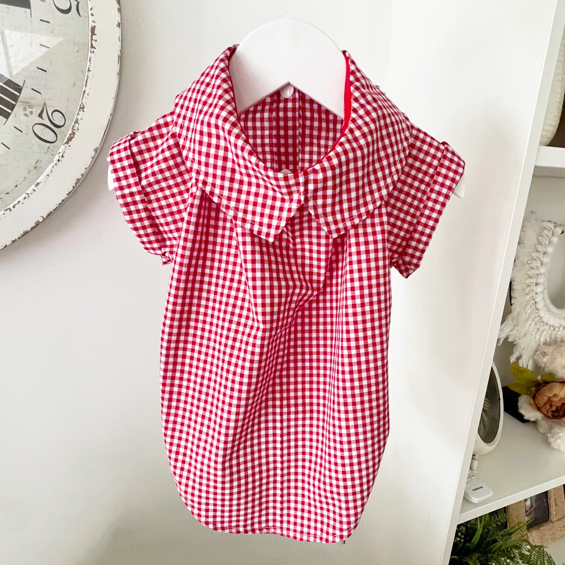 Red Gingham - Party Shirt