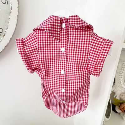 Red Gingham - Party Shirt