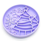 Luxe Lilac Wonderland Christmas  - Slow Feed Bowl