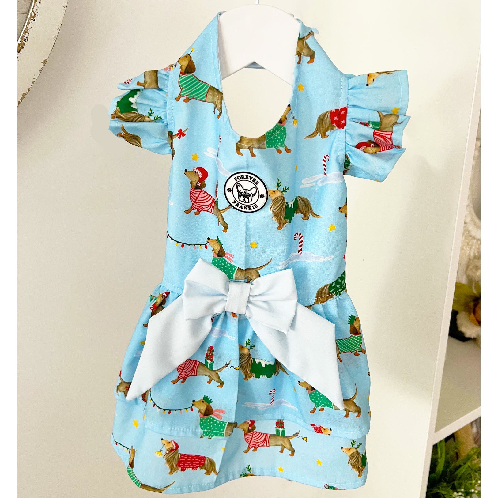 Dashie Christmas - Ruffles Dog Dress  (Limited Edition)