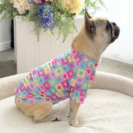 Checkered Hearts- Sun & Sand Rashie UV 50+