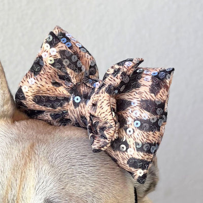 Wild Sequined - Padded Head Bow (Limited Edition)