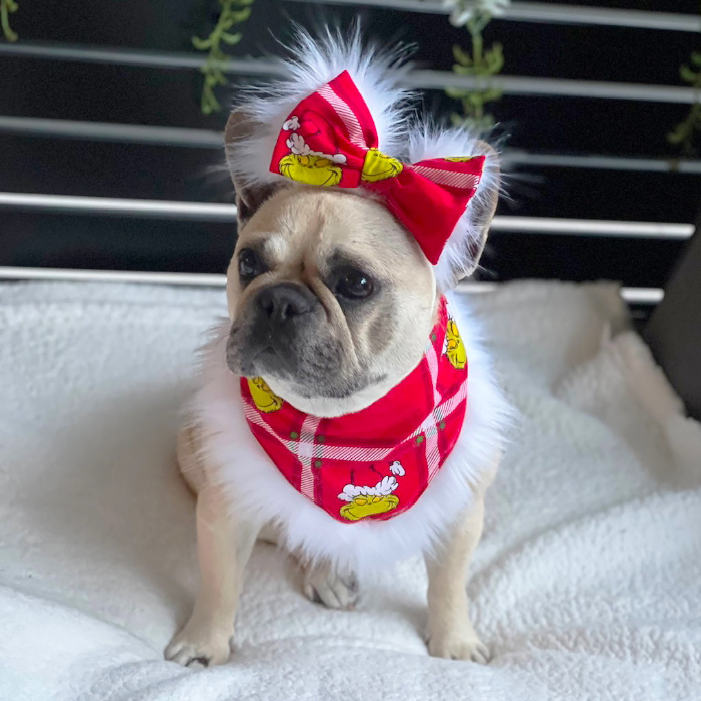 Christmas Grump Bandana-MEDIUM