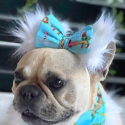 Dashie Christmas with Faux fur - Head Bow