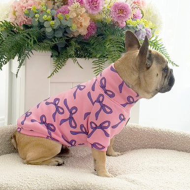 Lavender Bows - Dog Skivvy